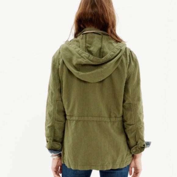 Madewell Military Anorak Jacket Hooded - Picture 2 of 8